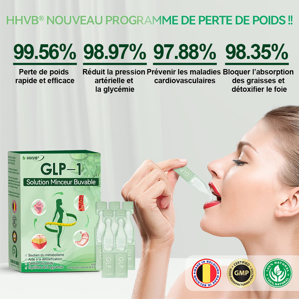 𝗛𝗛𝗩𝗕® 𝗦𝗼𝗹𝘂𝘁𝗶𝗼𝗻 𝗢𝗿𝗮𝗹𝗲 𝗚𝗟𝗣-𝟭 𝗽𝗼𝘂𝗿 𝗹𝗮 𝗣𝗲𝗿𝘁𝗲 𝗱𝗲 𝗣𝗼𝗶𝗱𝘀