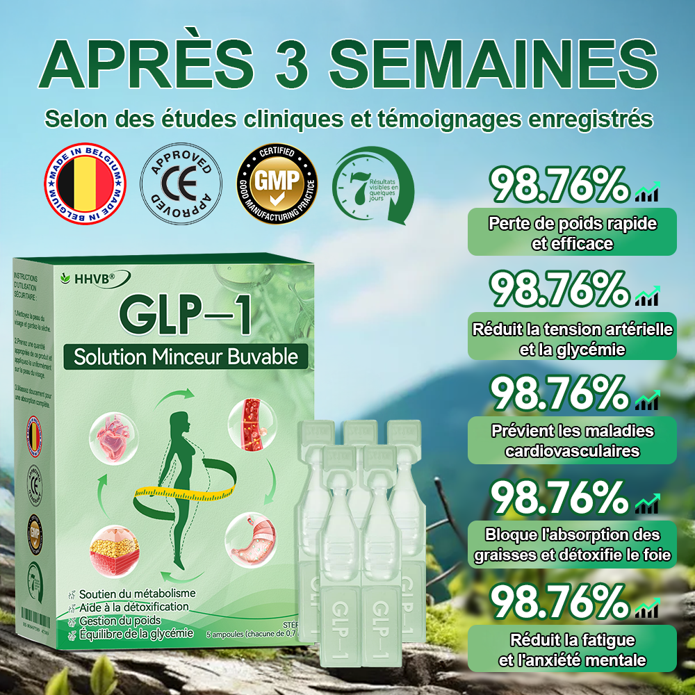 𝗛𝗛𝗩𝗕® 𝗦𝗼𝗹𝘂𝘁𝗶𝗼𝗻 𝗢𝗿𝗮𝗹𝗲 𝗚𝗟𝗣-𝟭 𝗽𝗼𝘂𝗿 𝗹𝗮 𝗣𝗲𝗿𝘁𝗲 𝗱𝗲 𝗣𝗼𝗶𝗱𝘀