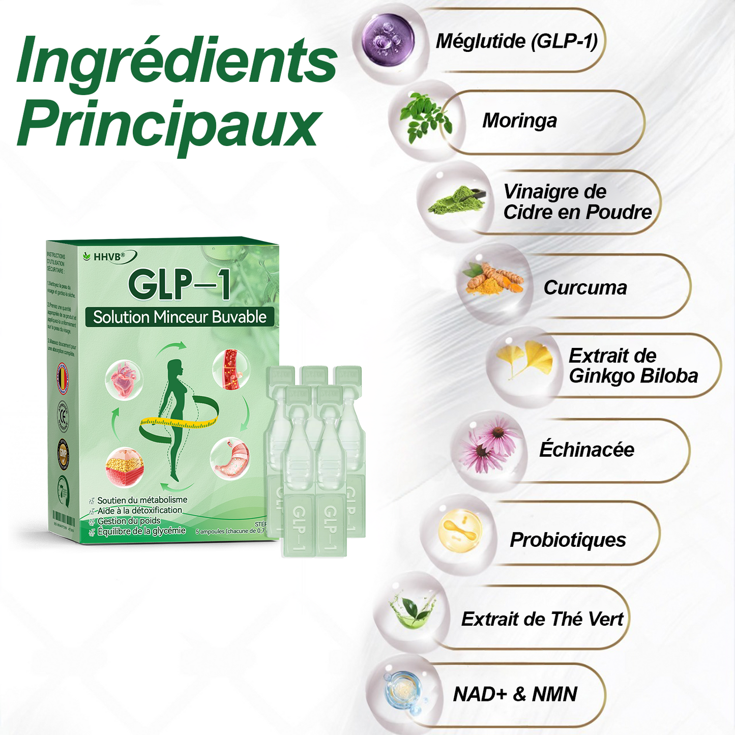 𝗛𝗛𝗩𝗕® 𝗦𝗼𝗹𝘂𝘁𝗶𝗼𝗻 𝗢𝗿𝗮𝗹𝗲 𝗚𝗟𝗣-𝟭 𝗽𝗼𝘂𝗿 𝗹𝗮 𝗣𝗲𝗿𝘁𝗲 𝗱𝗲 𝗣𝗼𝗶𝗱𝘀